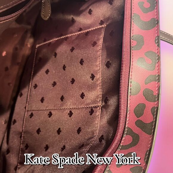 Kate Spade New York Leopard Print Tote Bag – Preowned Excellent Condition - Picture 10 of 11